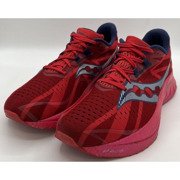 Saucony Endorphin Speed 4 London - Size 11.5 Crimson Red Running Shoes S20940-24 - Picture 1 of 12